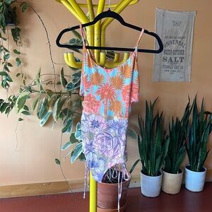 Geo Floral One Piece Swimwear Bathing Suit